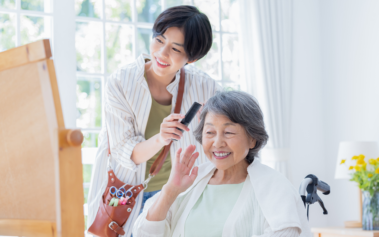 訪問美容